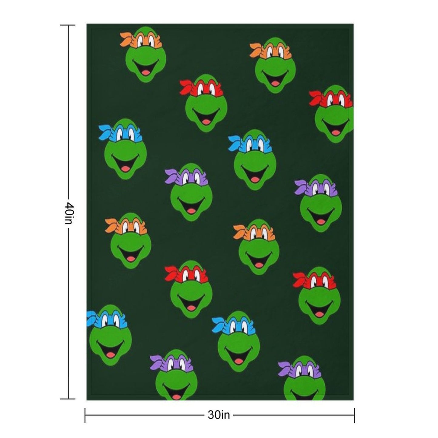 Ninja Turtles Quick-dry Throw Blanket