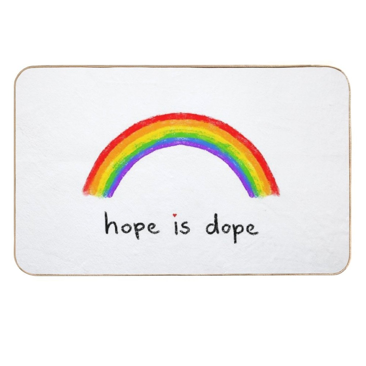Hope Is Dope  Rapid-Drying Bath Mat