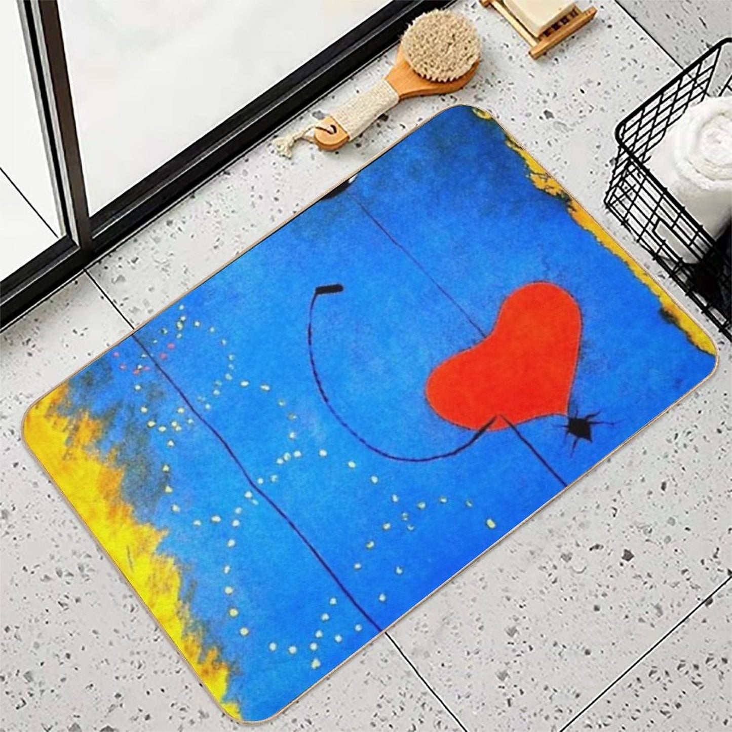 Joan Miro La Danseuse  Stain-Proof Bath Mat