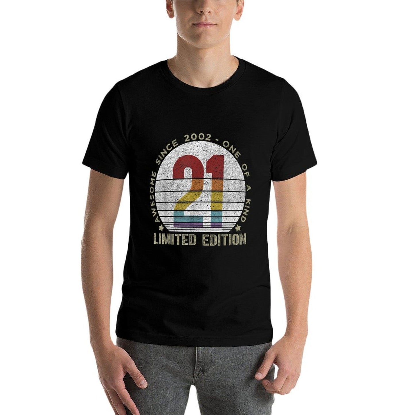 Vintage 2002 21 Year Old Gifts Limited Edition 21st Birthday  Soft T-Shirt