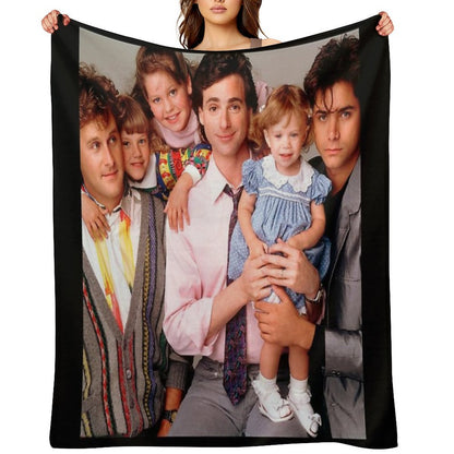 Full House Drama Movie Family ALB49 Machine-washable Throw Blanket