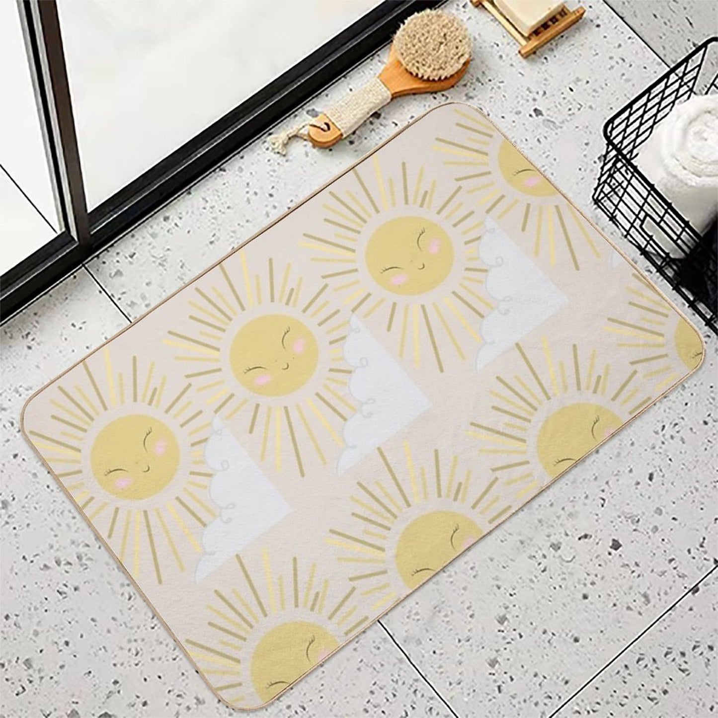 Sun  Slip-Resistant Bath Mat