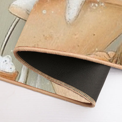 Cute Ghost Take A Bath  Toxin-Free Bath Mat