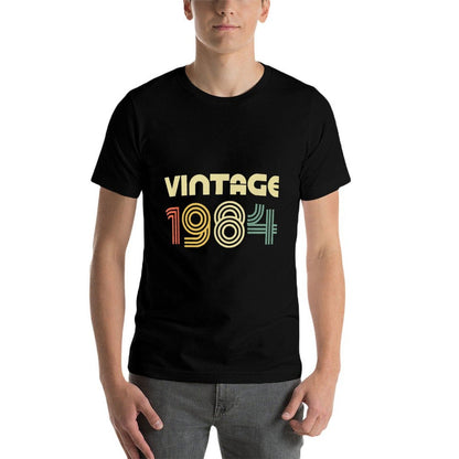 Vintage 1984 Men Women 41st Birthday  Easy-care T-Shirt