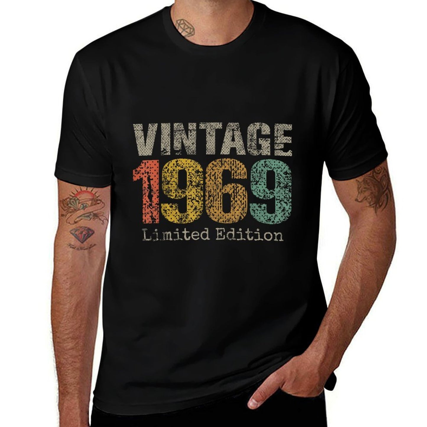 Vintage 1969 Limited Edition 56th Birthday Gifts 56 Year Old  Stretchy T-Shirt