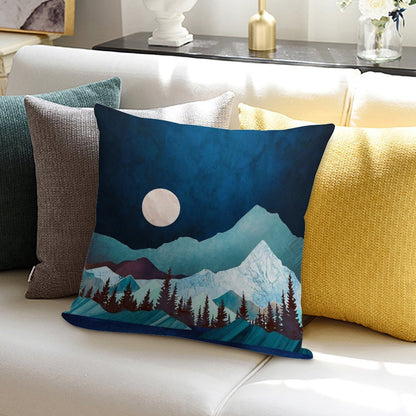Moon Bay Soft Short Plush Fabric Throw Pillow