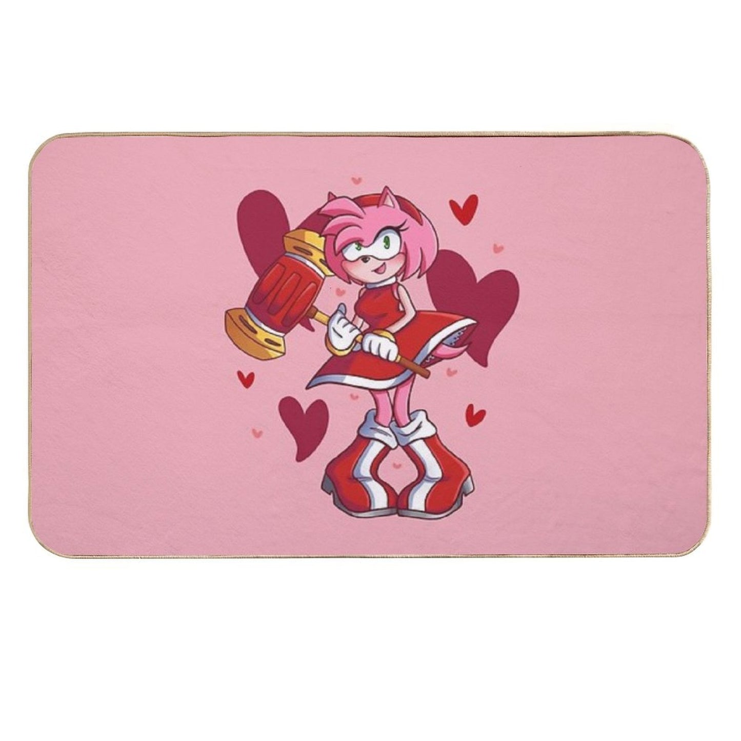 Sweet Amy Rose  Slip-Resistant Bath Mat