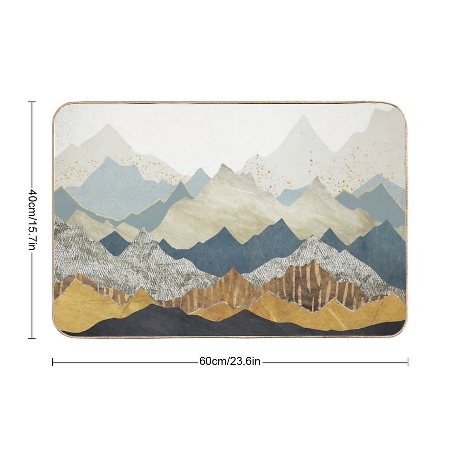 Distant Peaks  Multi-Purpose Bath Mat