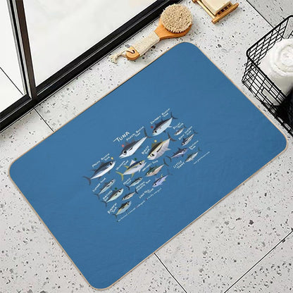 Know Your Tuna  Absorbent Bath Mat