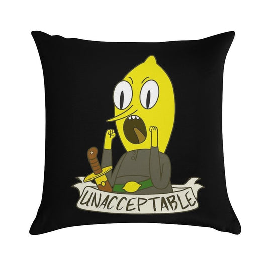 Lemongrab Soft Luxury Feel Throw Pillow