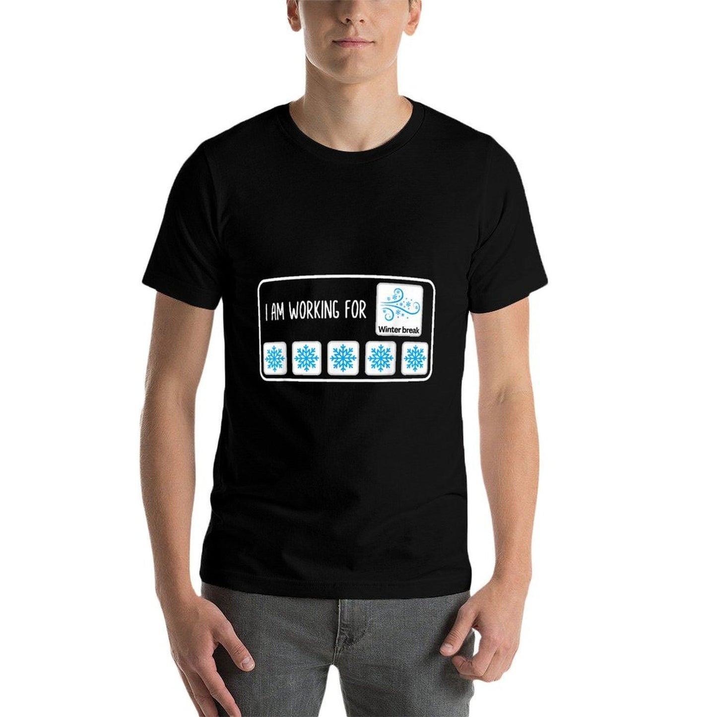 I Am Working for Winter Break Christmas SPED Teacher Xmas  Vintage-inspired T-Shirt