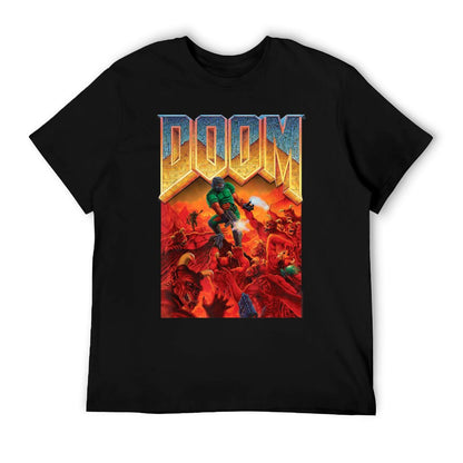 DOOM 1993 Video Game Cover Art Odor-resistant T-Shirt
