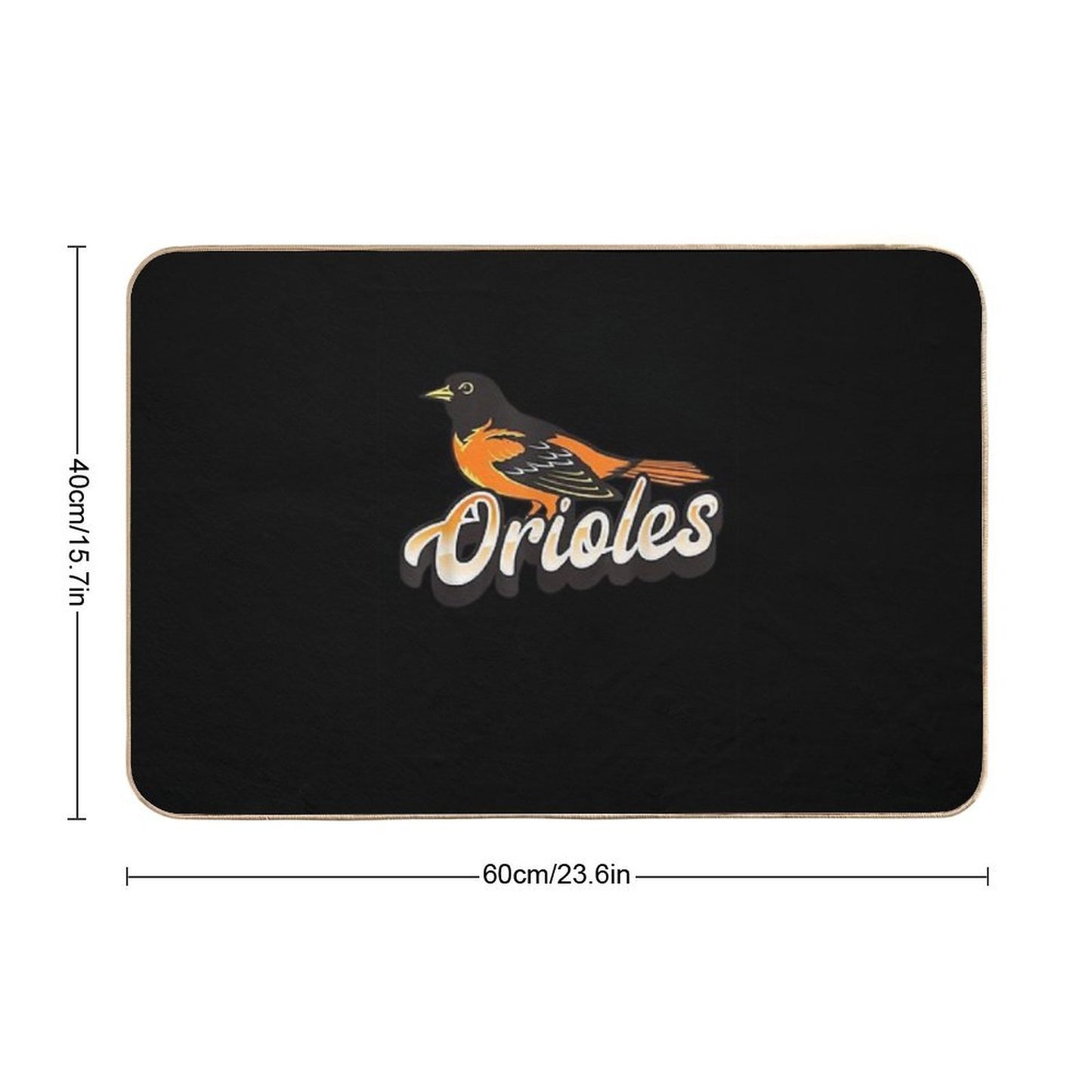 Orioles Lovers Fan Animal Wildlife Team Supporter  Dirt-Trapping Bath Mat