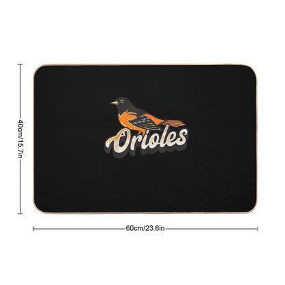 Orioles Lovers Fan Animal Wildlife Team Supporter  Dirt-Trapping Bath Mat