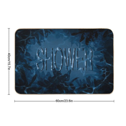 Shower Time  Fade-Resistant Bath Mat