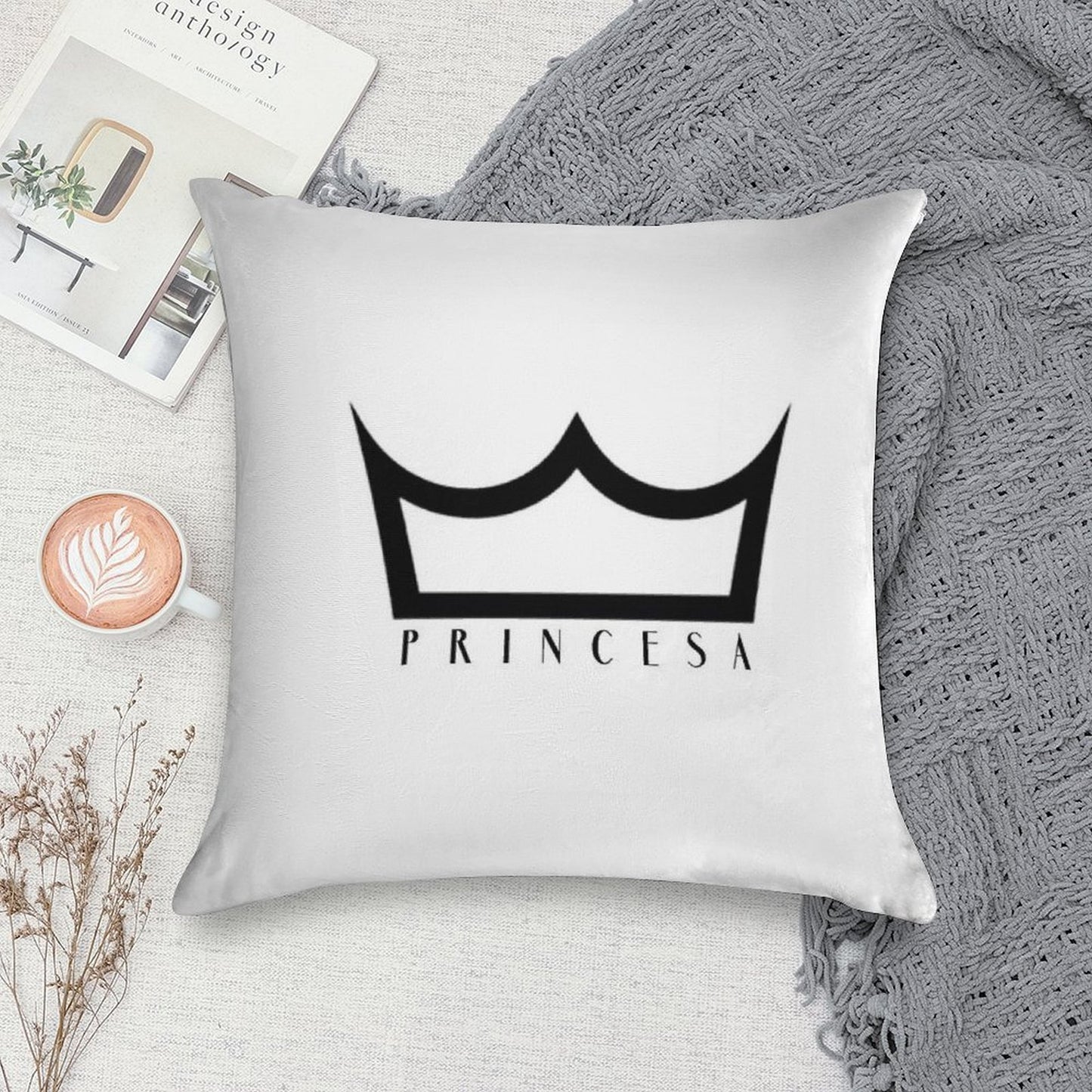 Tini Stoessel - Princesa Soft Anti-Pilling Throw Pillow