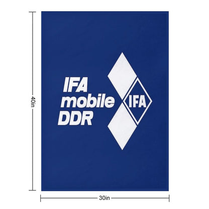 IFA Mobile DDR Logo (white) Compact Throw Blanket