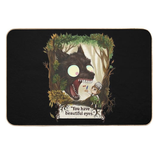 You Have Beautiful Eyes - over The Garden Wall  Rapid-Drying Bath Mat