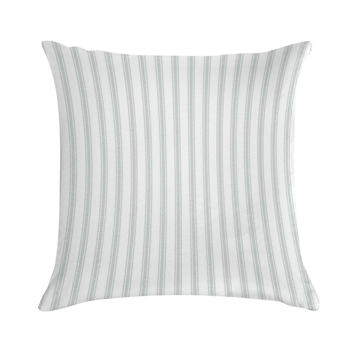Farmhouse Inspired Ticking Stripe Soft Hidden Zipper Throw Pillow