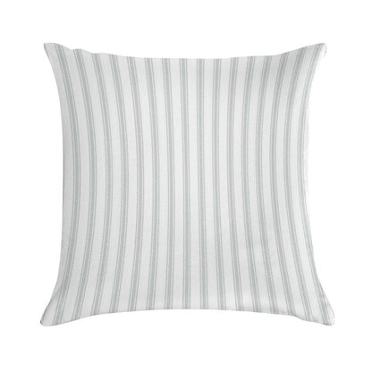 Farmhouse Inspired Ticking Stripe Soft Hidden Zipper Throw Pillow
