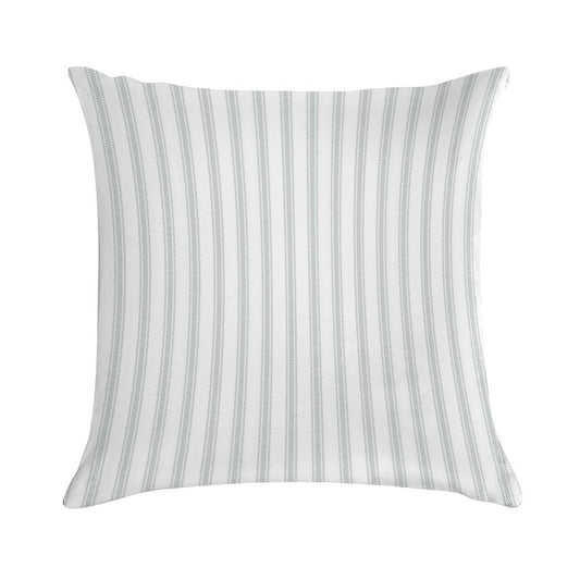 Farmhouse Inspired Ticking Stripe Soft Hidden Zipper Throw Pillow