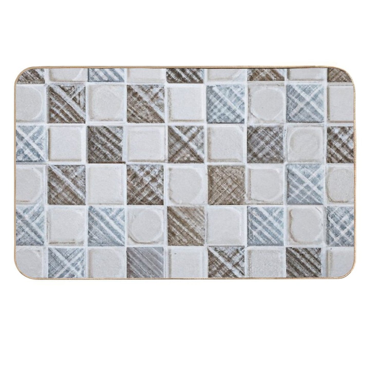 Tile Pattern  Toxin-Free Bath Mat