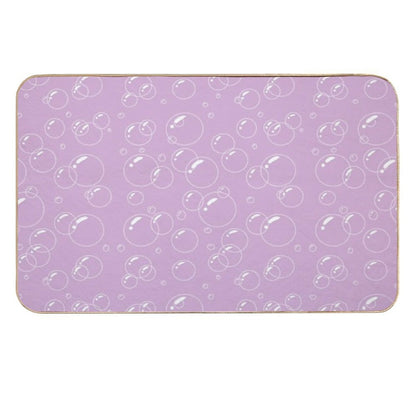 Pink Bubble Pattern  Dirt-Trapping Bath Mat