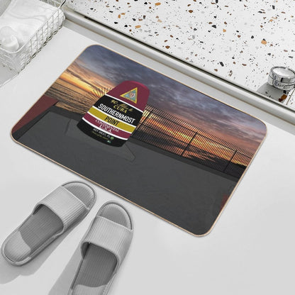 Southernmost Point at Sunset Durable Bath Mat