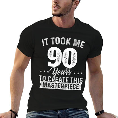 It Took Me 90 Years Masterpiece 90th Birthday 90 Years Old  Soft T-Shirt