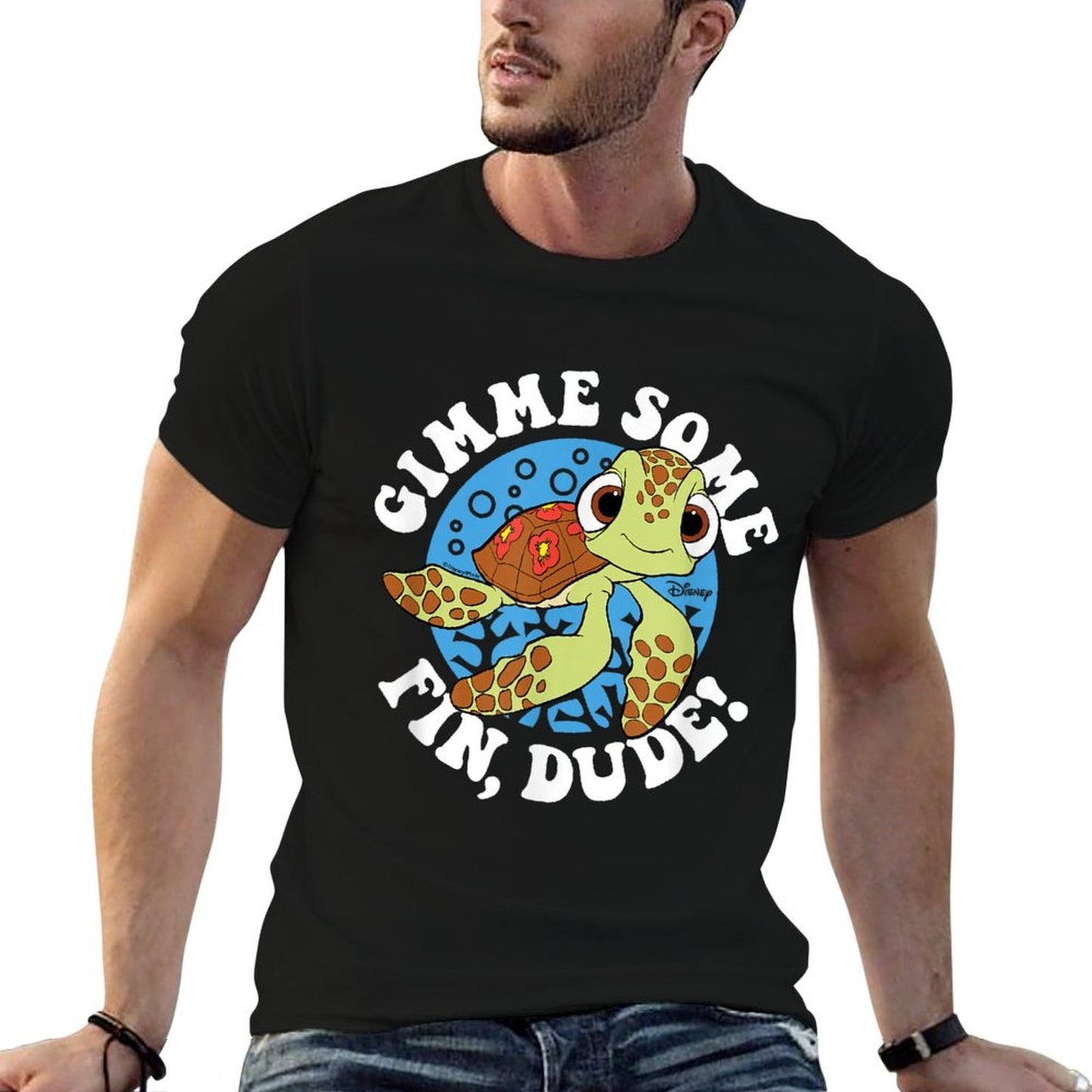 Finding Nemo - Gimme Some Fin, Dude!  Eco-friendly Material T-Shirt