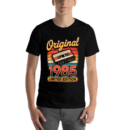 40th Birthday Man Woman 40 Years Decoration 1985 Gift Funny  Eco-friendly Material T-Shirt