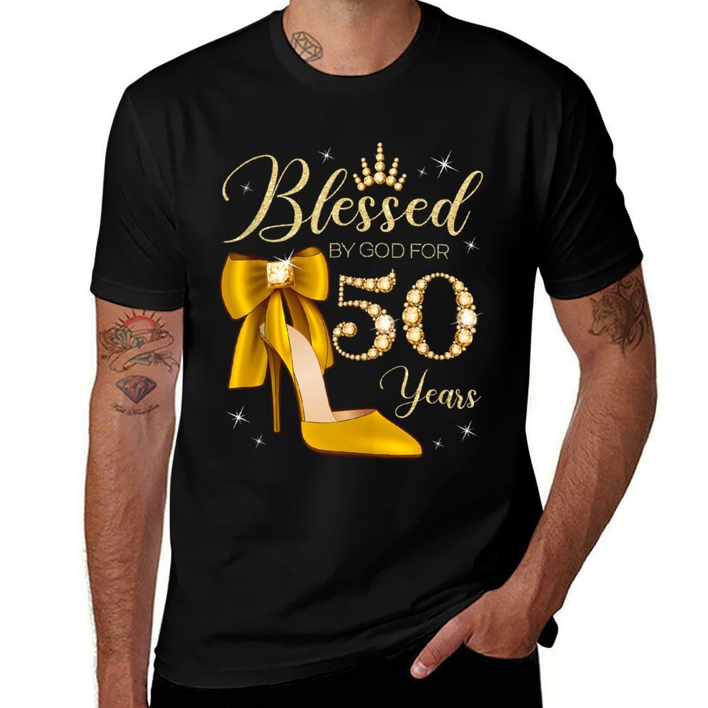 Blessed By God For 50 Years Old 50th Birthday Woman Queen  Classic T-Shirt