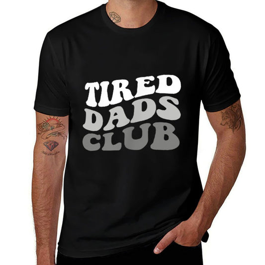 Tired Dad Club Playmat Car Race Track Dad Father's Day Wrinkle-resistant T-Shirt