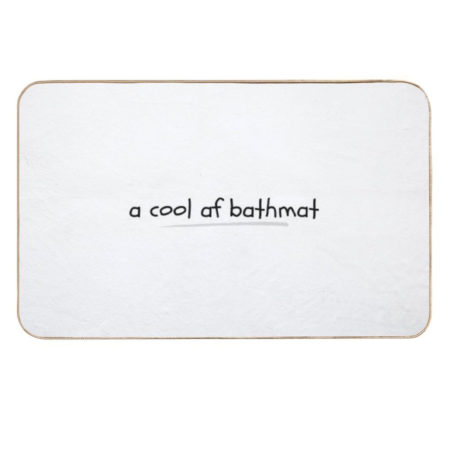 A Cool AF Bathmat  Slip-Resistant Bath Mat