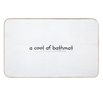 A Cool AF Bathmat  Slip-Resistant Bath Mat