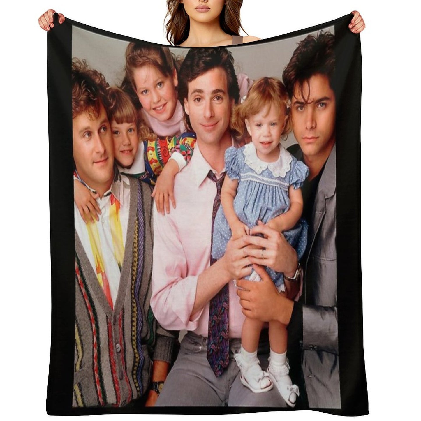 Full House Drama Movie Family ALB49 Machine-washable Throw Blanket