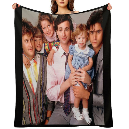Full House Drama Movie Family ALB49 Machine-washable Throw Blanket