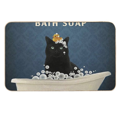Black Company Bath Cool Durable Bath Mat