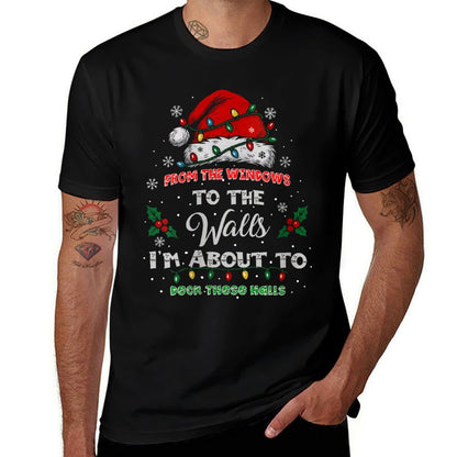 Womens from The Windows to The Walls Deck These Halls Lights Xmas  Vintage-inspired T-Shirt