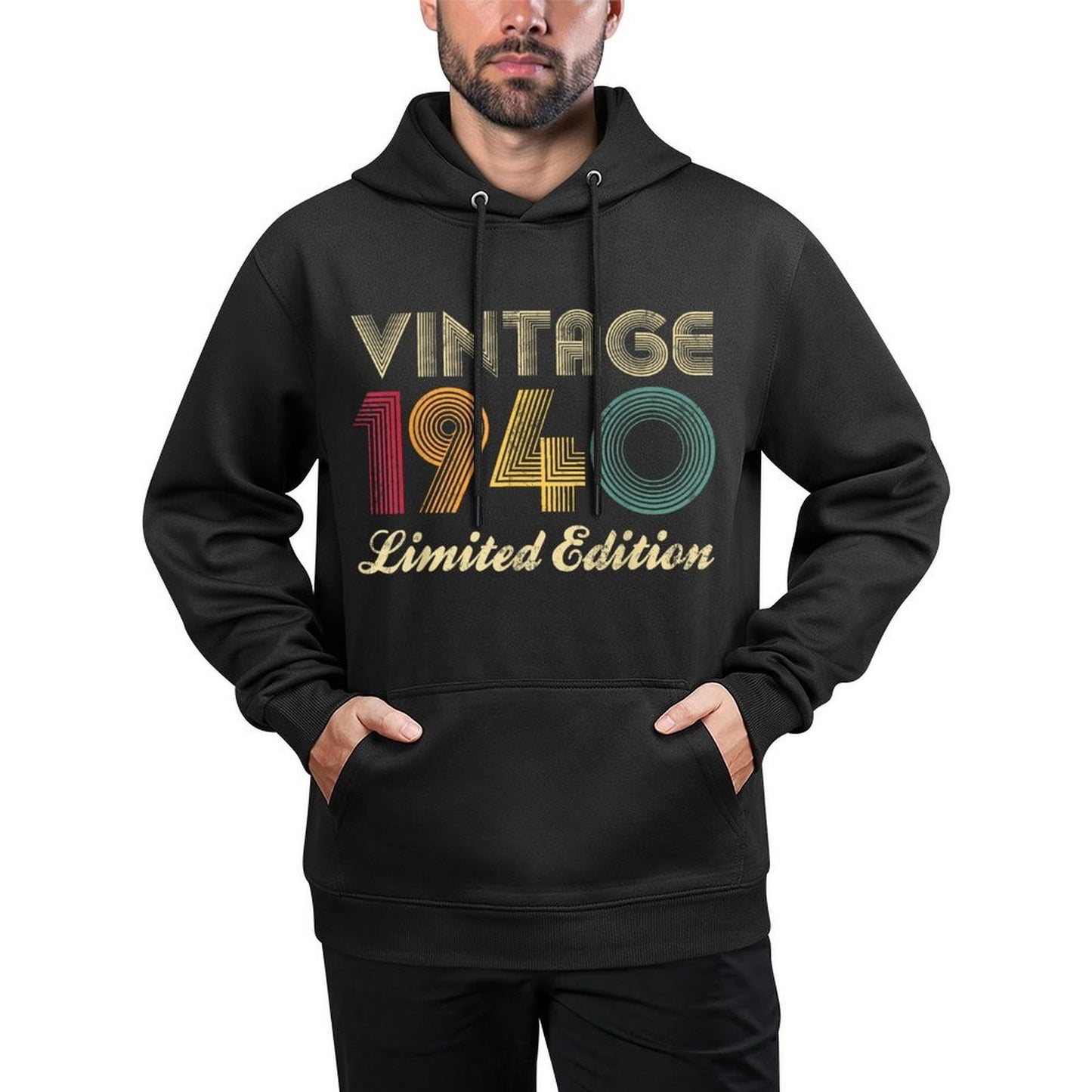 83rd Birthday Gift 1940 Vintage Limited Edition 83 Years Old Layering Staple Hoodie