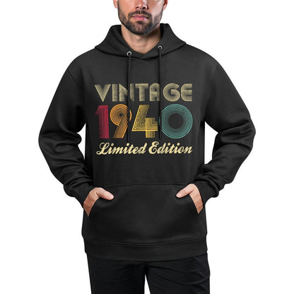 83rd Birthday Gift 1940 Vintage Limited Edition 83 Years Old Layering Staple Hoodie