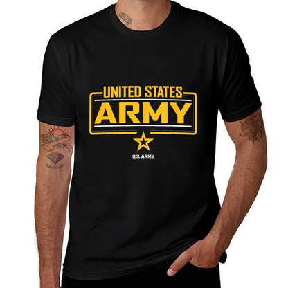 Military Army United State Unisex Star Officially Licensed  Breathable T-Shirt