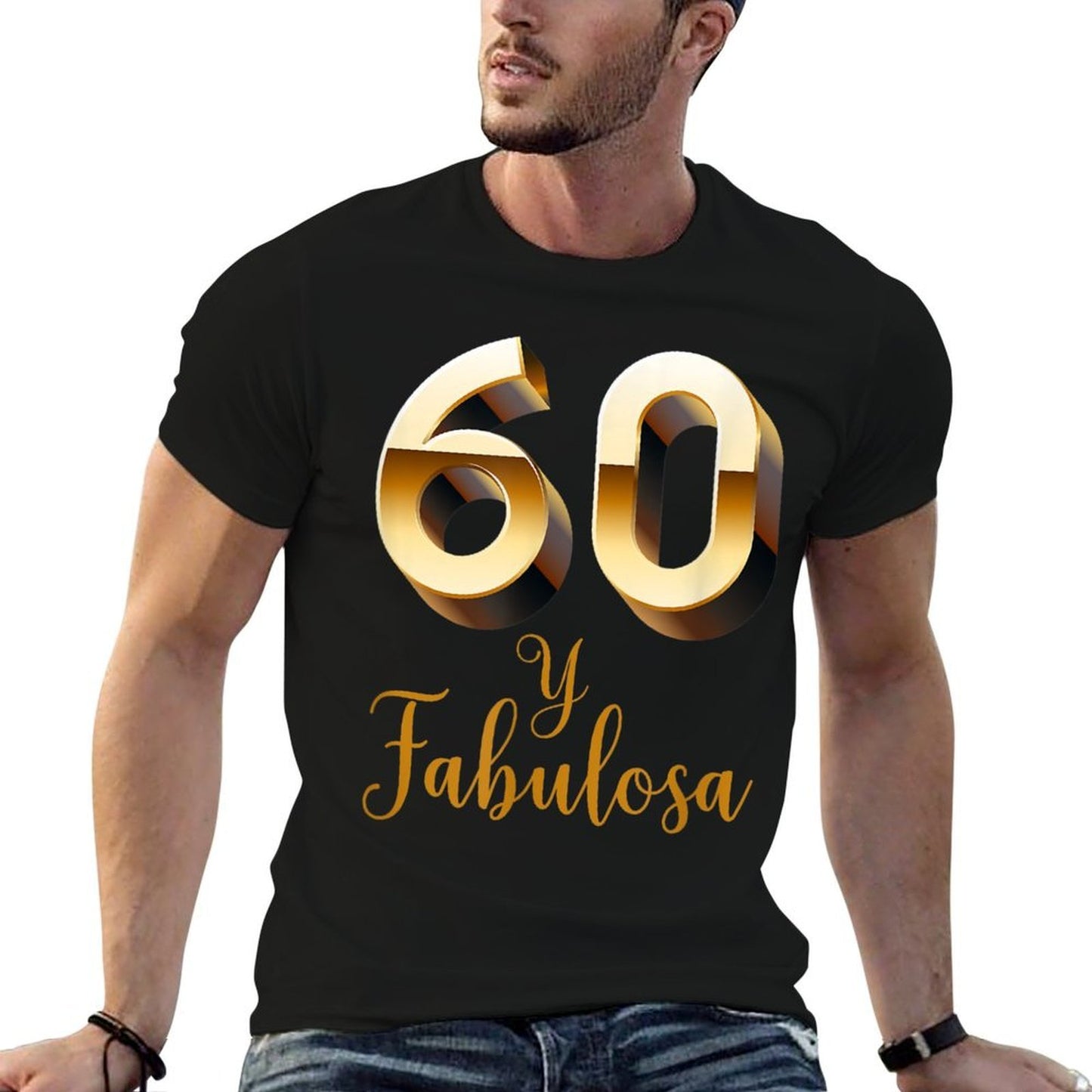 Spanish 60th Birthday 60 Fabulosa Camisa De Cumpleanos  Slim-fit Cut T-Shirt