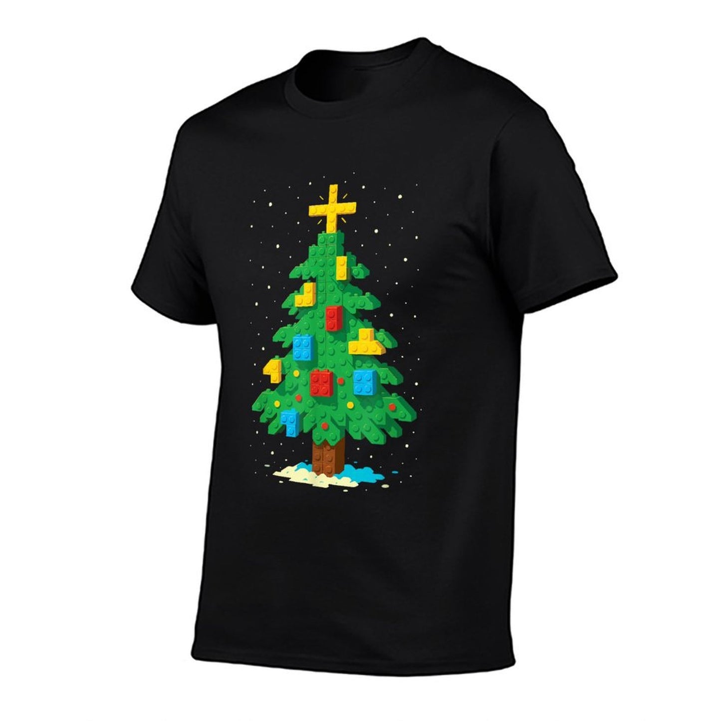 Block Building Builder Brick Master Builder Christmas Tree  Easy-care T-Shirt