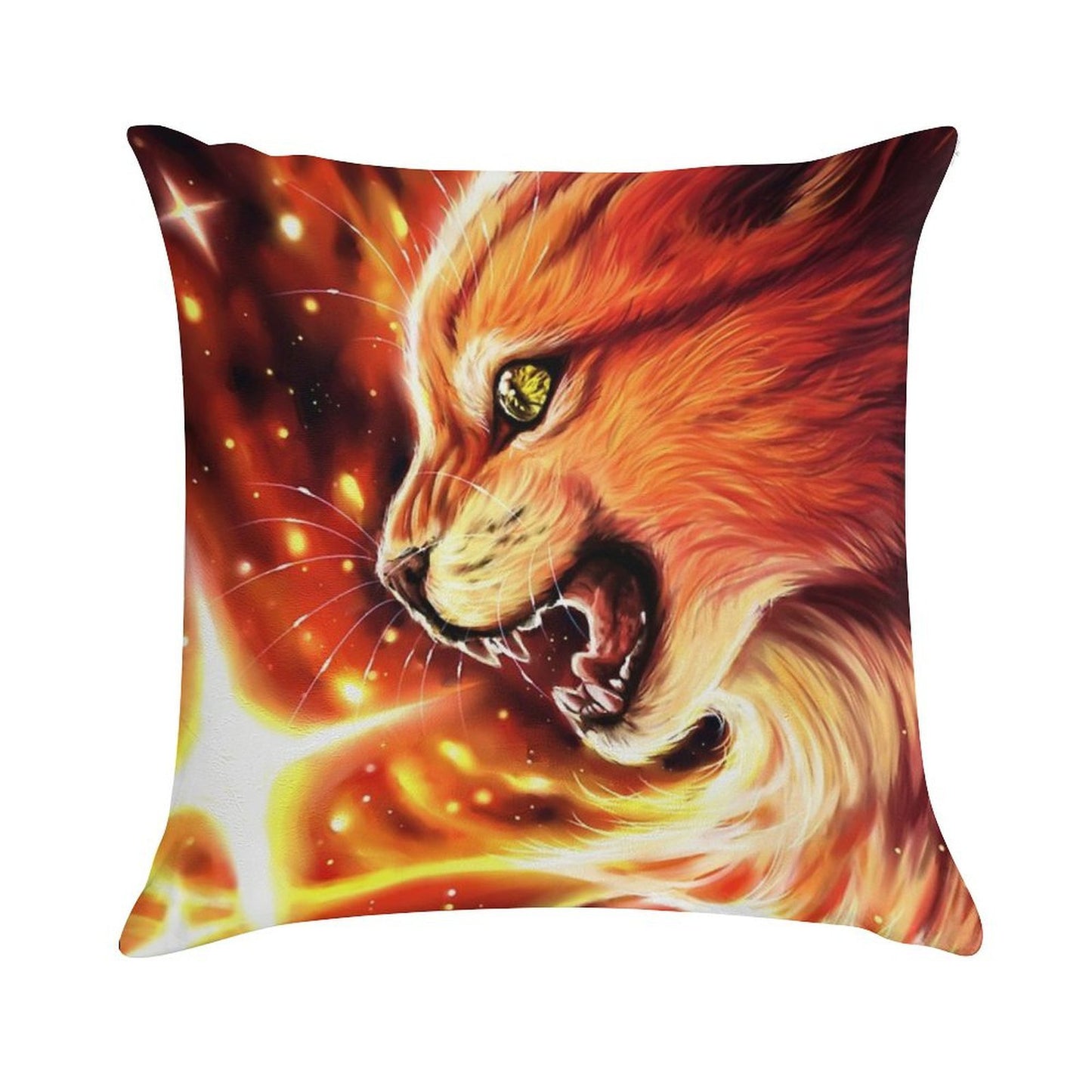 Fire Star Soft Easy Maintenance Throw Pillow