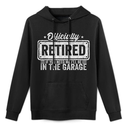 Funny Retirement - Officially Retired Dad - Retired Husband Relaxed Fit Hoodie