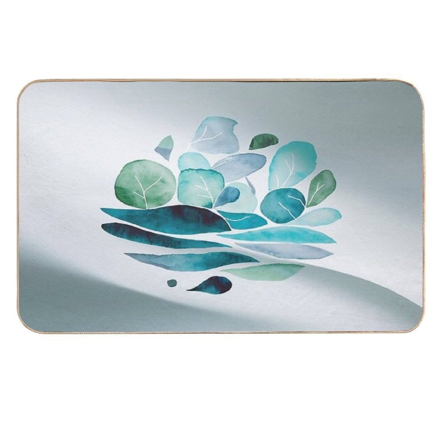 Watercolor Life  Toxin-Free Bath Mat