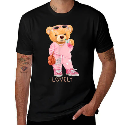 Men's Women's Kids Teddy Bear Graphic Cool Designs Funny  Moisture-wicking T-Shirt