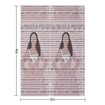 Satisfied Hamilton Musical Velvety-soft Throw Blanket