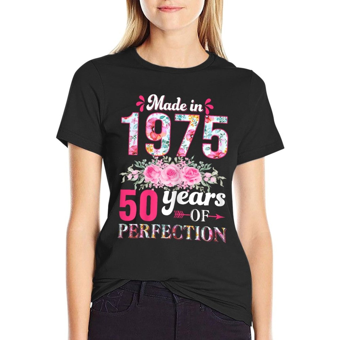Made in 1975 50 Year Old Birthday Vintage 1975 50th Birthday Comfortable T-Shirt